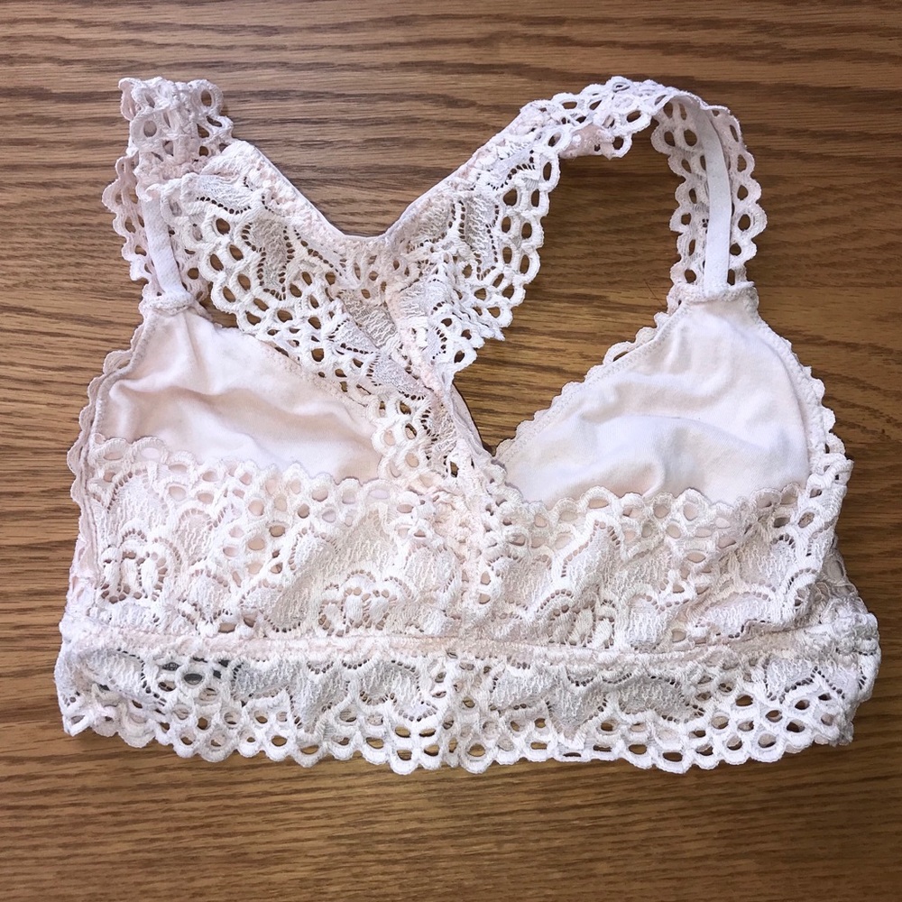 Light Pink Racerback Bralette - Picture 2 of 3